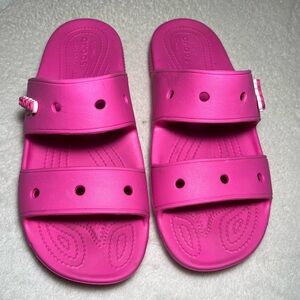 Crocs Iconic Comfort Pink Women’s Sandals Sz W11